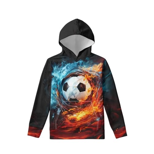 Poceacles Youth Hoodies for Boy Girl Kids Cool Sportwear Novelty Athletic Pullover Sweatshirts with Pocket Age 6-16 Year Old3