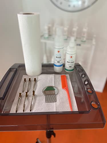 Orange Cross Lice Comb Professional Nit Comb Stainless Steel Comb For Lice And Nits - Head Lice Comb, Removes Nits And Super Lice, Lice Treatment Brush #TOP5