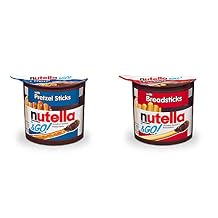 Nutella & GO! Bulk 12 Pack Hazelnut Spread with Pretzels and Breadsticks