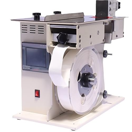 Etichettatrice automatica - Design staccabile 2 in 1 con regolazione velocità/lunghezza, touch screen, corpo in metallo resistente per un imballaggio efficiente