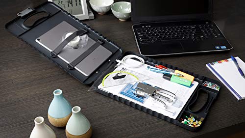 Officemate OIC Capa de prancheta para tablet tamanho carta/A4, carvão (83314)