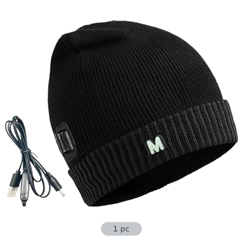 Gorro eléctrico con calefacción de invierno con enchufe USB para hombres 2