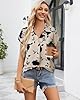 Gaharu Summer Workwear Tops: Womens Short Sleeve B... #2