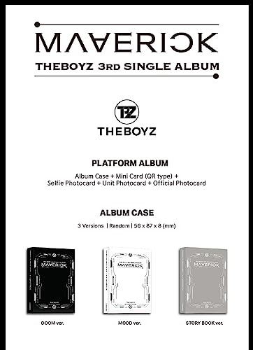 The Boyz Maverick Doom Album K-pop compact sans lecteur CD requis