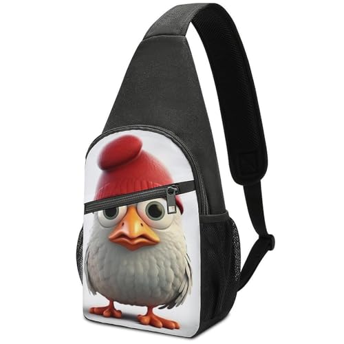 Mochila tipo Sling para deportes y trekking miniatura 1