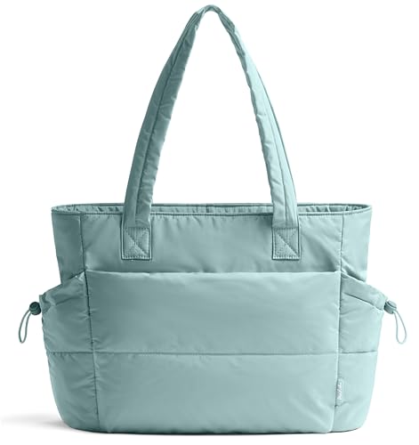 Tote Bag for Women Puffy Work Bags for Women with Zipper Lightwei...