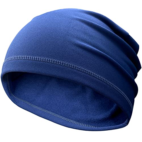 FRSOHEWIN Gorro Beanie Entretiempo Transpirable Ligero Suave para Hombre Mujer Unisex Calva Regalo Decorativo Azul Cover