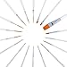 Afantti 18 Pcs Paintbrushes, Detail Fine Paint Brushes Micro Mini Tiny Artist Paintbrush Set