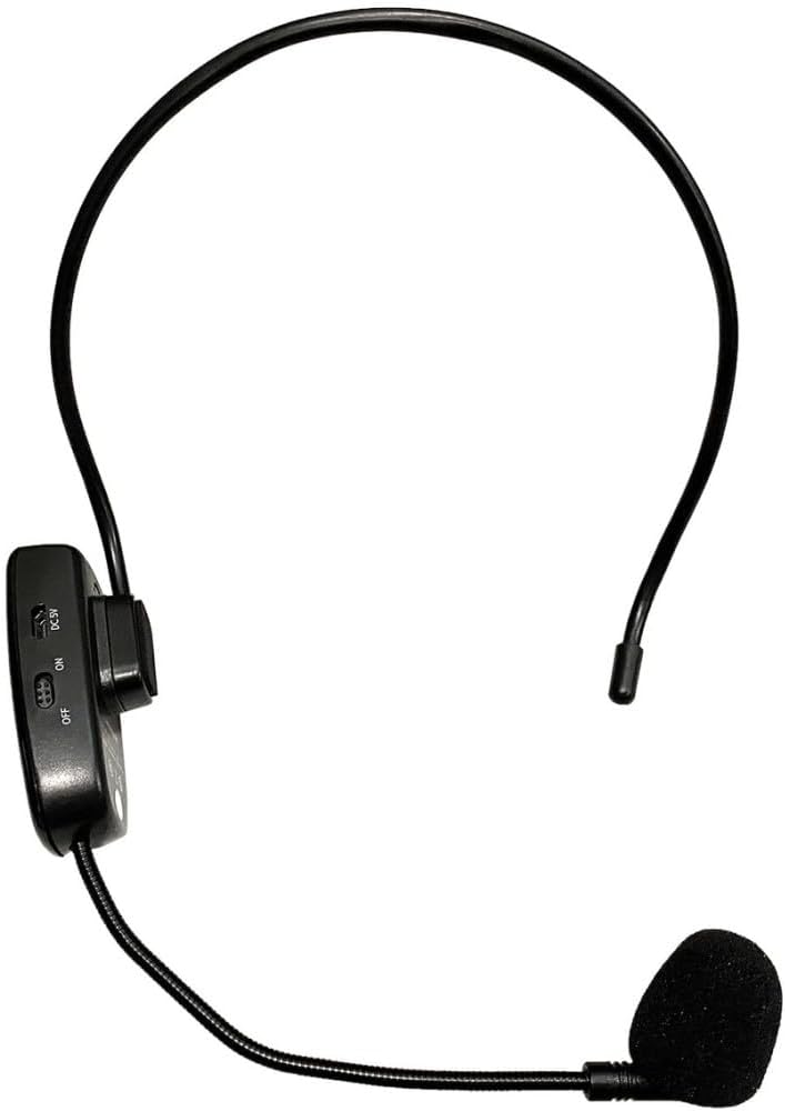 HamiltonBuhl PA-25E Amp-Up Mini Personal UHF Voice Amplifier with Wireless Microphone, 5W Speaker Driver, 649.0MHz~699.5MHz Frequency Range, Manual-Channel Connecting, Up to Approx. 150 ft