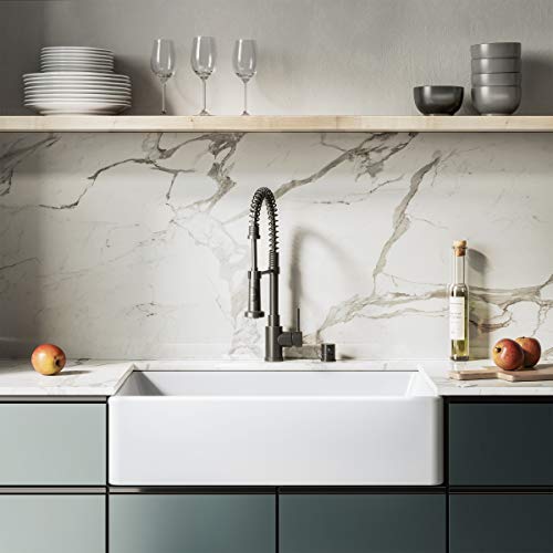 Image of Swiss Madison Well Made Forever SM-KS247, Elegance 33 x 20 Ceramic, Farmhouse Kitchen Sink , White