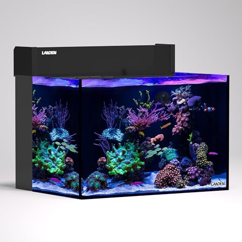 LANDEN EasyCube EC60 All-in-One Marine Aquarium, 29.6