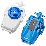 GWEOR 2 kreisel X String Launchers, Kampfkreisel Starter Set, Gegen den Uhrzeigersinn Battling Tops Schnur Launcher, Battle Spinner Starters, Kompatibel mit X-Serien kreisel, Weiß + Blau