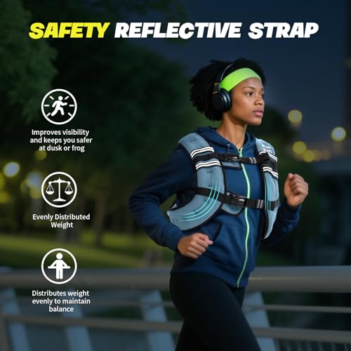Image of VBSD Weighted Vest Woman 6lb /8lb /12lb /16lb /20lb /25lb /30lb Weight Vest for Women Men Body Weight Vests for Walking Strength Training Running Workout Jogging Fitness