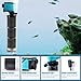 Aulofee Fish Tank Filters 100-300 Gallon, Freshwater & Saltwater, Debris Tray, Check Valve