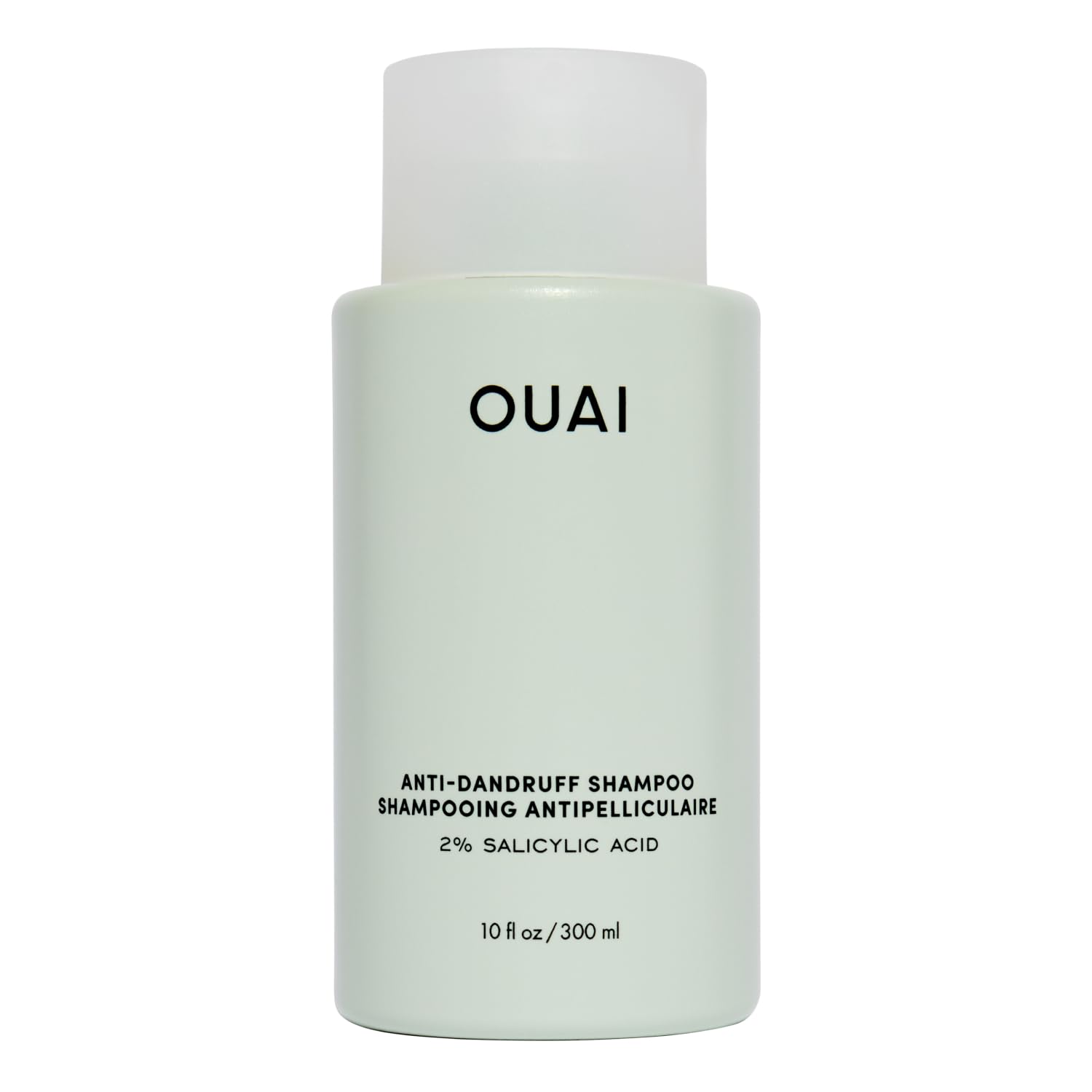 OUAI Anti Dandruff Shampoo - Soothing Salicylic Acid Shampoo for Flaky, Dry and Itchy Scalp - Reduces Itching, Redness and Irritation - Sulfate Free Scalp Care (10 Fl Oz)