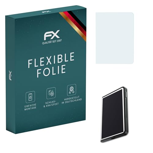 atFoliX Screen Protector compatible with Ledger Stax Protector Film, ultra clear and flexible FX Screen Protection Film (3X)