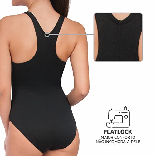 Maiô Full Color Scenic Lz Muvin Mio-700 (Preto, P)