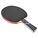 Butterfly Balsa Carbo X5 Pro-Line Table Tennis Racket - ITTF Professional Ping Pong Paddle – Carbon Blade Assembled with Tenergy 80 FX 2.1mm Red and Black Table Tennis Rubber