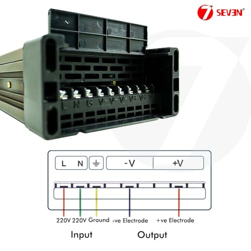 Image of 7SEVEN SMPS 5v Power Supply 100amp 500w Weather Proof Rainproof Suitable for LeD Signage, Strip Light, Decorate Lite, Microcontroller & Embedded Systems, Industrial Machine and Much More