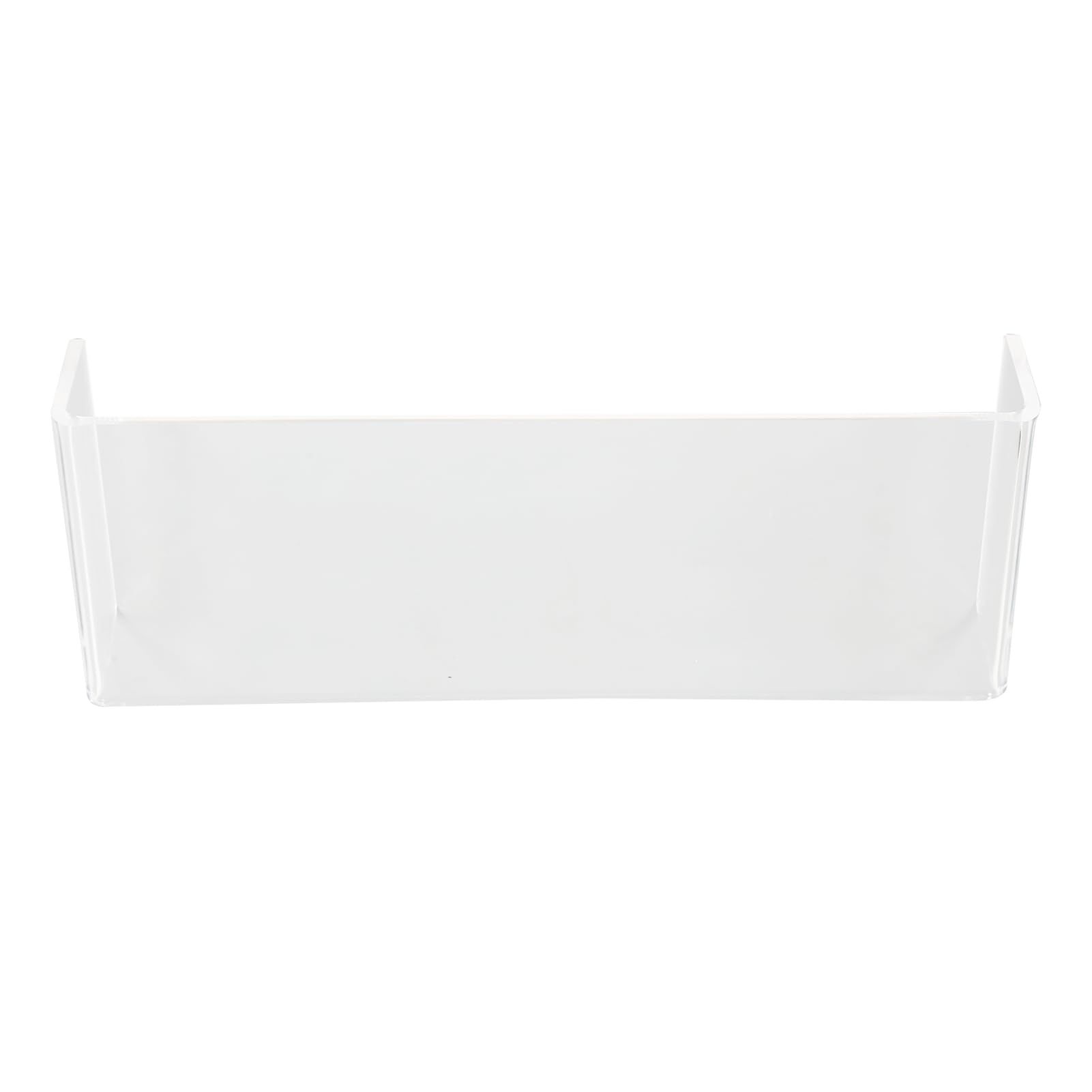 Alzabiti per monitor in acrilico, supporto per computer ergonomico alto 3,5 pollici, porta fino a 50 libbre, organizzatore da scrivania salvaspazio per laptop, monitor e TV in came (Trasparente)