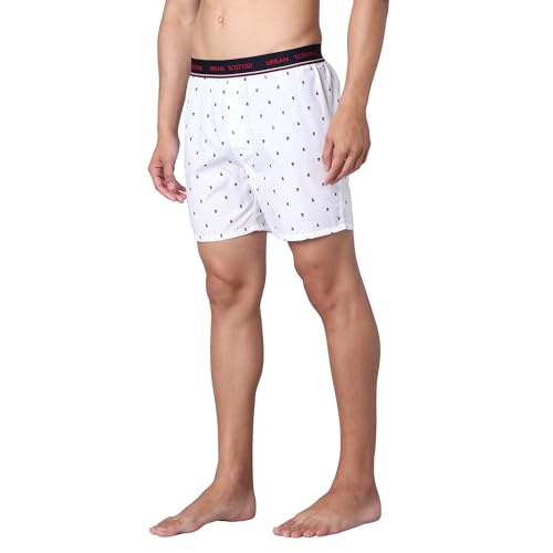 Image of Urban Scottish Men's Boxer Pants 100% Cotton Material with A Stylish Print Soft and Stretchy Elastic Waist Band Dynamic Movement and Hardwearing Stitching Breathable with A Gentle Snug Fit
