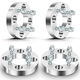 ECCPP 4PCS 1 inch Wheel Adapters 4 Lug change bolt pattern from 4x108 to 4x100 fits for 2011-2019 for Ford Fiesta 2000-2011 for Ford Focus-NOT FIT Stock Rims