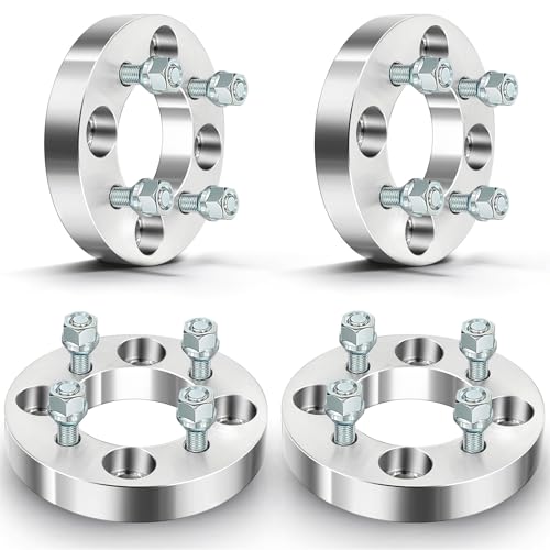 ECCPP 4PCS 1 inch Wheel Adapters 4 Lug change bolt pattern from 4x108 to 4x100 fits for 2011-2019 for Ford Fiesta 2000-2011 for Ford Focus-NOT FIT Stock Rims