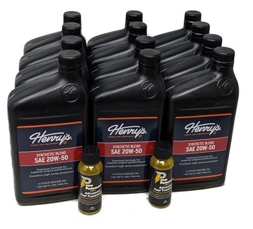 Henry's H3054905 Aceite 20W-50 Sintético Mezcla 12 botellas miniatura 1