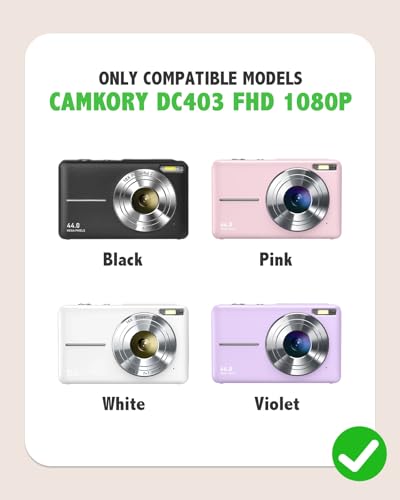 Funda de silicona para cámara digital CAMKORY DC403 miniatura 2