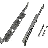 TRIPP LITE Universal Adjustable Rack Enclosure Server Cabinet Shelf Kit 4POSTRAILKIT1U