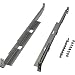 Tripp Lite Universal Adjustable Rack Enclosure Server Cabinet Shelf Kit 4POSTRAILKIT1U