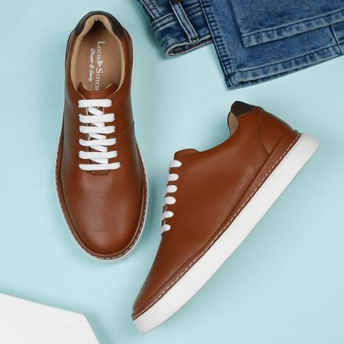 Image of LOUIS STITCH Play Men's Egyptian Black Fashion Sneakers for Men All Day Comfortable Wear (SNK-FSD)