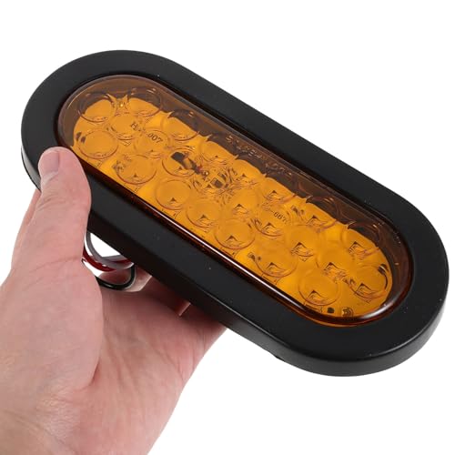 Luces estroboscópicas LED para vehículos de carga pesada y pick-up amarillo 4