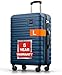Travely Polycarbonate L Suitcase 67cm - 20kg Suitcase Including TSA Lock, Hard Suitcase on 4 Wheels, Suitcase Medium Size Hardshell, Suit Case,