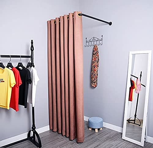 Vestiaire mobile portable en L pour boutique éphémère et shooting