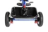 Kiddo Smart 4 in 1 Kids Children Trike Tricycle with Rotating Seat, Rear Brake and Sun Canopy (Blue) #3