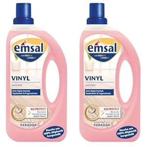 Emsal Vinyl Boden-Pflege, 1000 ml (Packung mit 2)