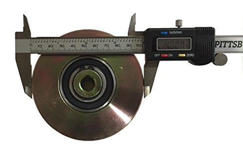 2 Pack--4" V Groove Wheel Double Bearing Sliding Gate 3000 Lbs Roller Slide+Screw #TOP6