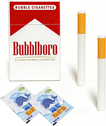 Bubble Cigarette Pack, Bubble Blower Stress Relief Toy, Box Bubble Toy,Funny Mini Bubble Blower Stick Toy