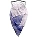 Produktbild iuitt7rtree Winddicht Blau-Wellen-transparent-und-Blumen-Muster Fahrrad Turban halbe Sturmhaube Hut Turban Schal Hals Rohr Hals Schutz vor Staub und Wind