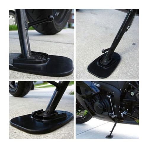 Support latéral base béquille moto pour stabiliser sur herbe et gravier