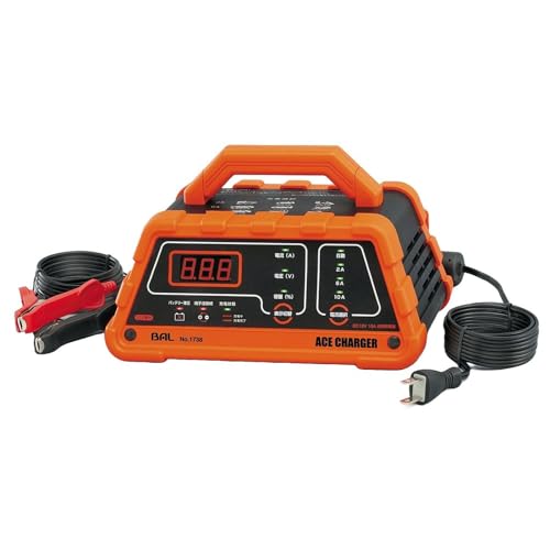 BAL(大橋産業) 自動車12Vバッテリー専用充電器 バッテリーチャージャー ACE CHARGER No1738
