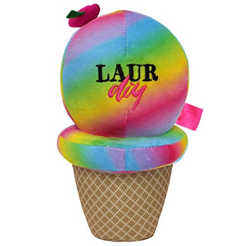 Juguete para perros Plush Helado con cuerda y chillador