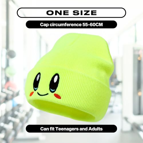 Anime Beanie Hat Winter Caps for Men and Womens Beanies - Comfy and Soft Embroidered Anime Hat3