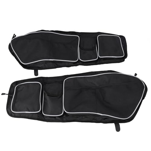 Paquete de 2 bolsas de almacenamiento para puerta lateral UTV con cremalleras impermeables