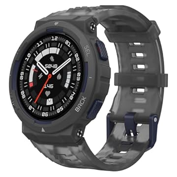 Relógio inteligente Amazfit Active Edge A2212 46mm com inteligência artificial, GPS, bateria de 16 dias, resistência à água 10 ATM, design elegante e robusto para esportes e fitness (Midnight Pulse)