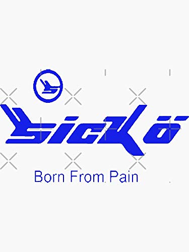 Ian Connor Sicko Born from Pain Sticker - Sticker Graphic - Auto, Wall, Laptop, Cell, Truck Sticker for Windows, Cars, Trucks