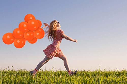 Treasures Gifted Burnt Orange Balloons - 36 Pack Orange Latex Matte 12 Inch Balloons - Party Supplies - Globos Naranjas