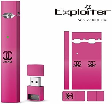JUUL Decal | JUUL Skin | JUUL Sticker | JUUL Wrap for The JUUL | Paster | Sleeve | Case (Channel Pink)
