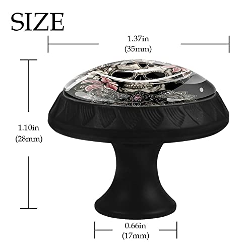 Boutons de tiroir tête de mort Voodoo pour rénover facilement une commode - 5